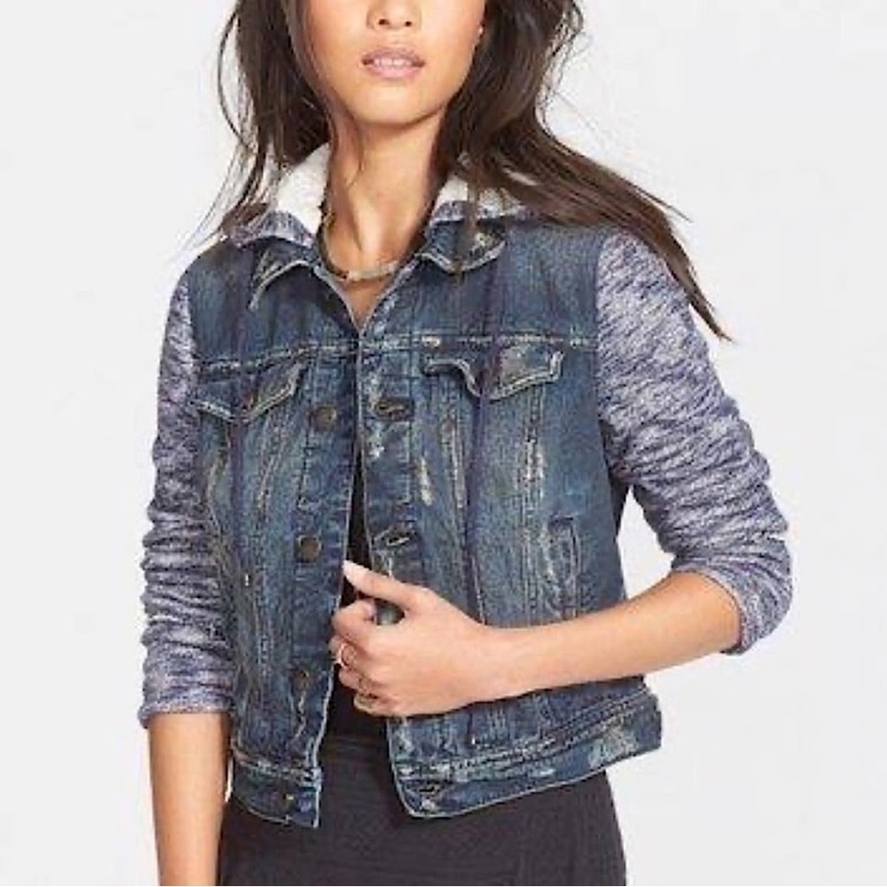 Free People Ramona Denim Jacket XS